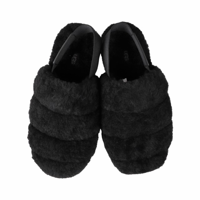 UGG アグ サンダル レディース ファー スーパー フラッフ スリッパ SUPER FLUFF SLIPPER ブラック 黒 1121751｜au  PAY マーケット