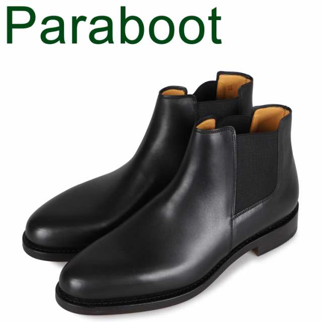 パラブーツ PARABOOT シャンフォート サイドゴア ブーツ チェルシーブーツ メンズ 本革 CHAMFORT ブラック 黒 205012｜au  PAY マーケット