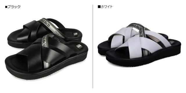 オロビアンコ Orobianco クロスサンダル クラマエ メンズ 本革 KURAMAE ブラック ホワイト 黒 白_1