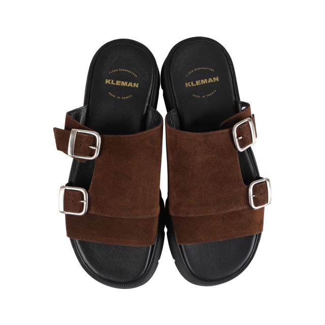 KLEMAN クレマン HUBLOT V サンダル メンズ ウブロ ブラウン MV03140の通販は