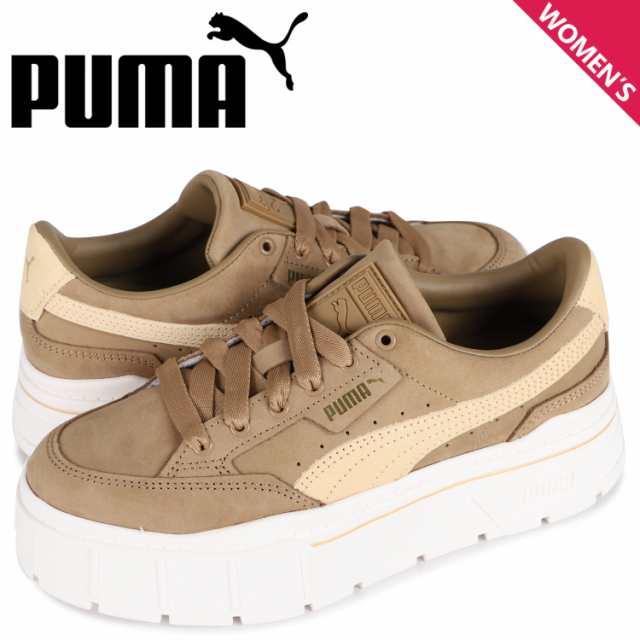 プーマ PUMA スニーカー メイズ スタック ウィメンズ レディース 厚底 MAYZE STACK WMNS ブラウン 384421-02