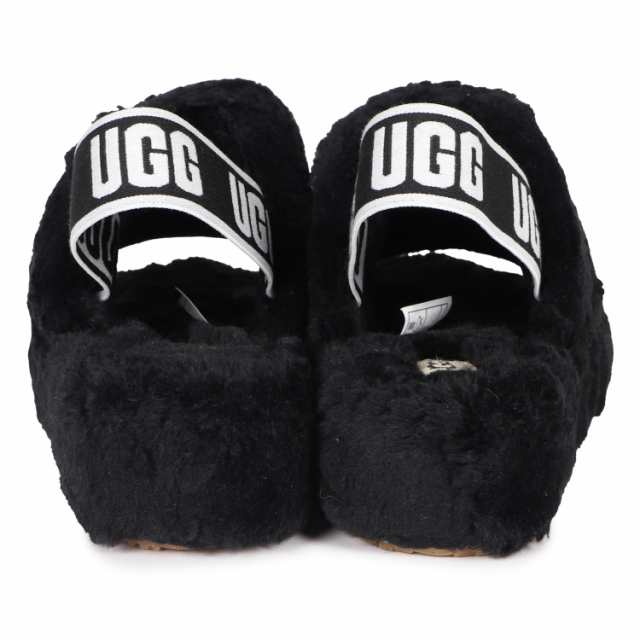 UGG アグ サンダル ストラップサンダル フラッフ イヤー ファズ