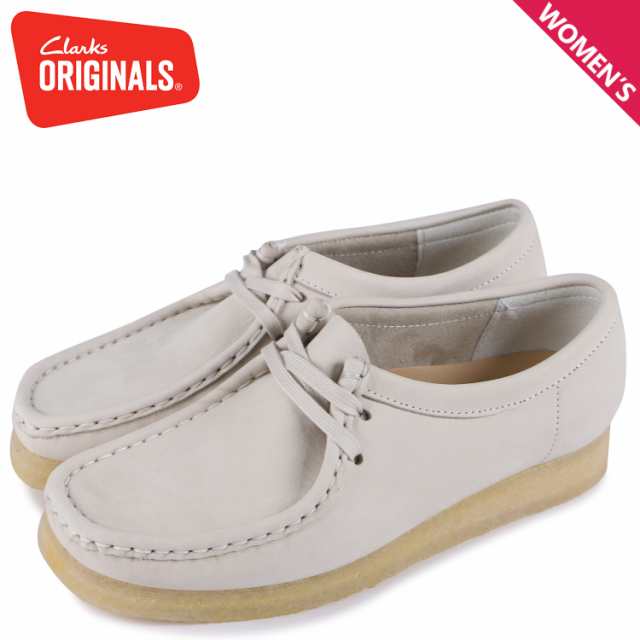 クラークス オリジナルズ Clarks Originals ブーツ ワラビー レディース WALLABEE ホワイト 白 26165560