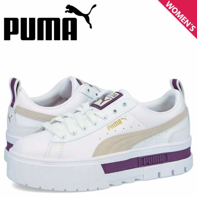 Puma プーマ スニーカー レディース メイズ レザー ウィメンズ 厚底 ホワイト 白 Mayze Leather Womens 3819 16の通販はau Pay マーケット スニークオンラインショップ Au Pay マーケット店