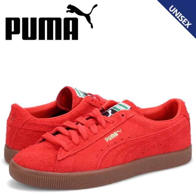 PUMA プーマ スウェード ヴィンテージ へアリー スニーカー メンズ レディース スエード SUEDE VINTAGE HARRY SUEDE レッド 385698-04