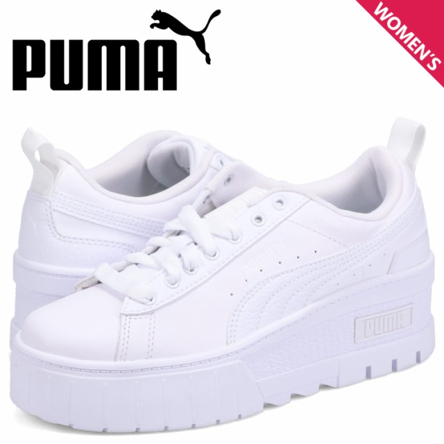 PUMA プーマ スニーカー メイズ ウェッジ ウィメンズ レディース 厚底 MAYZE WEDGE WMNS ホワイト 白 386273-04