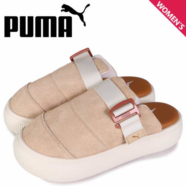 PUMA プーマ スウェード マユ サンダル クロッグサンダル ミュール レディース 厚底 スエード SUEDE MAYU MULE ベージュ  386730-02の通販はau PAY マーケット - スニークオンラインショップ au PAY マーケット店 | au PAY マーケット－通販サイト