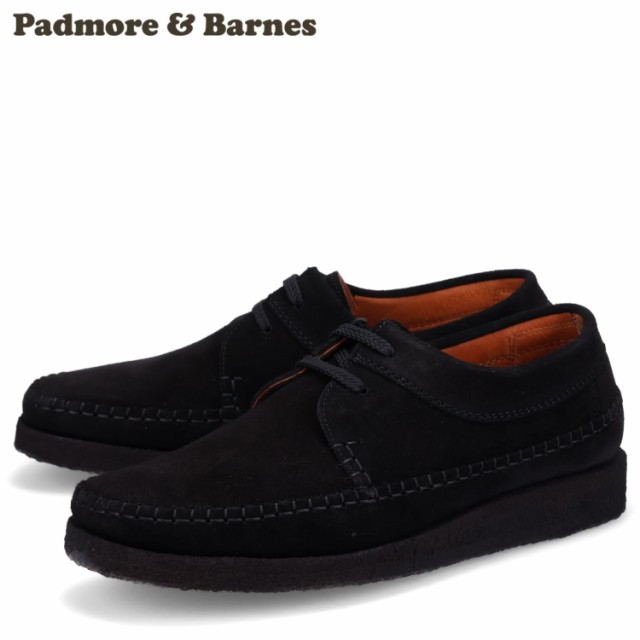 PADMORE&BARNES パドモアアンドバーンズ シューズ ウィロー メンズ WILLOW ブラック 黒 M387