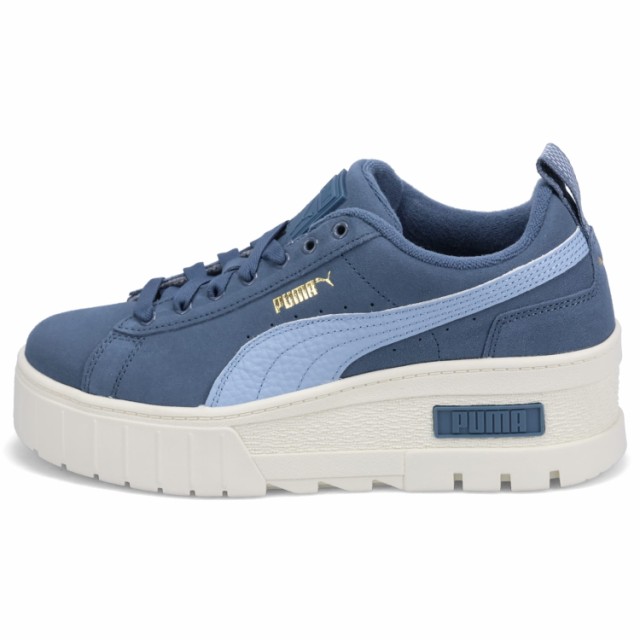 PUMA メイズ ウェッジ スエード WMNS 24.5cm 386744 厚底 - スニーカー