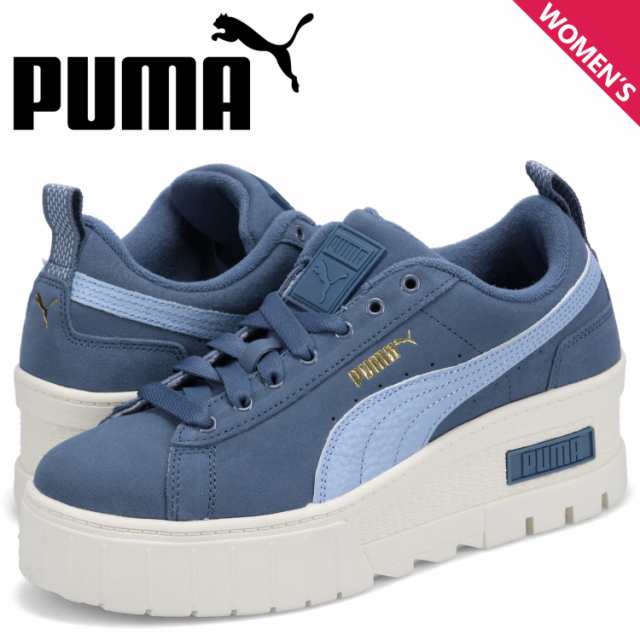 PUMA プーマ メイズ ウェッジ スウェード スニーカー レディース 厚底