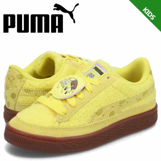 PUMA プーマ スウェード スニーカー キッズ スポンジ ボブ コラボ