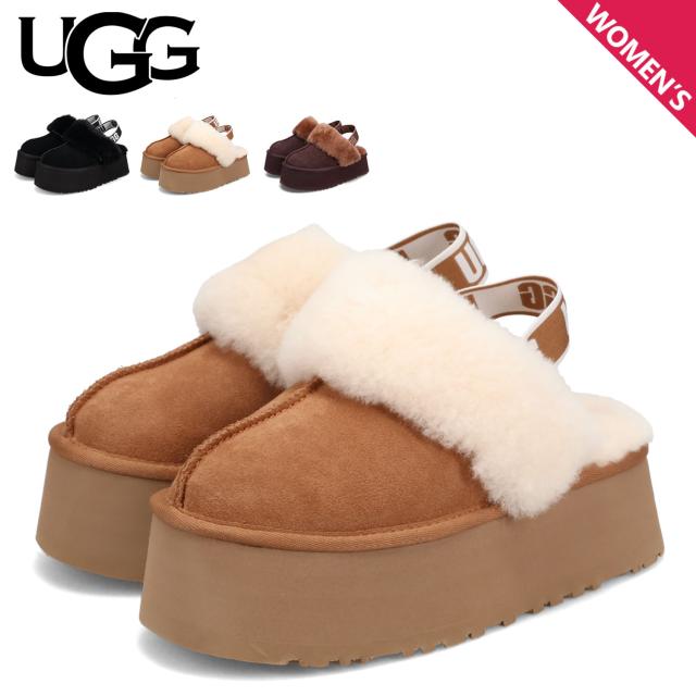 UGG アグ サンダル ファー ファンケット レディース 厚底
