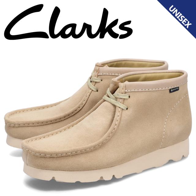 クラークス Clarks ワラビー ゴアテックス ブーツ メンズ レディース 防水 WALLABEE BT GTX ベージュ 26168545の通販は 21,713円
