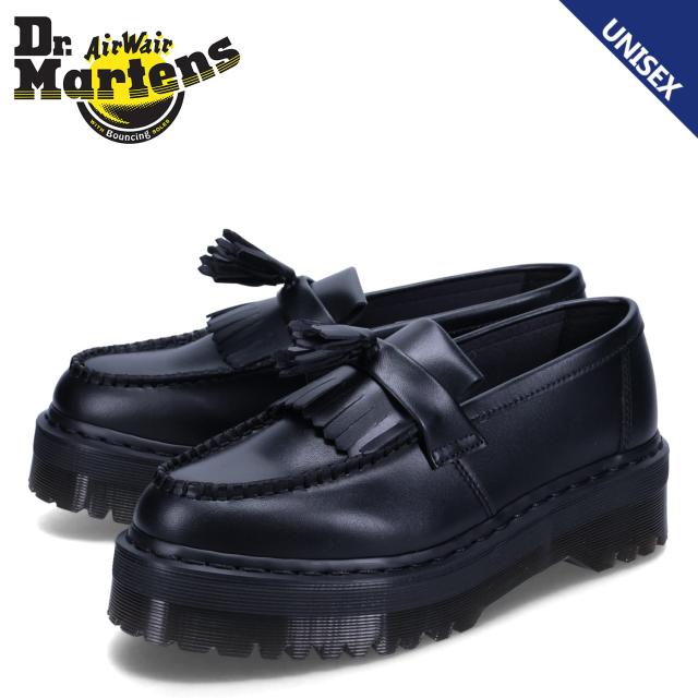ドクターマーチン Dr.Martens タッセルローファー ビーガン エイドリアン メンズ レディース 厚底 ブラック 黒 30648001