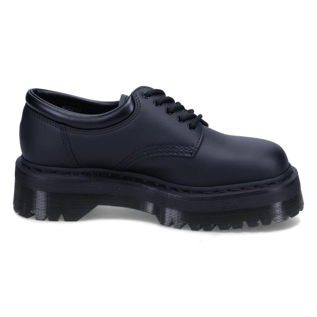 ドクターマーチン Dr.Martens 5ホール シューズ ビーガン クアッド モノ レザー メンズ レディース 厚底 ブラック 黒 31176001