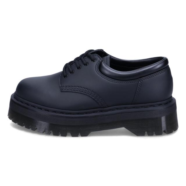 ドクターマーチン Dr.Martens 5ホール シューズ ビーガン クアッド モノ レザー メンズ レディース 厚底 ブラック 黒 31176001