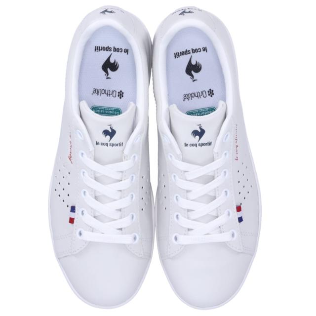 ルコック スポルティフ le coq sportif スニーカー ラ ローラン ECCOレザー レイン メンズ レディース 防水 軽量 ホワイト 白 QL1XJC20WH_3