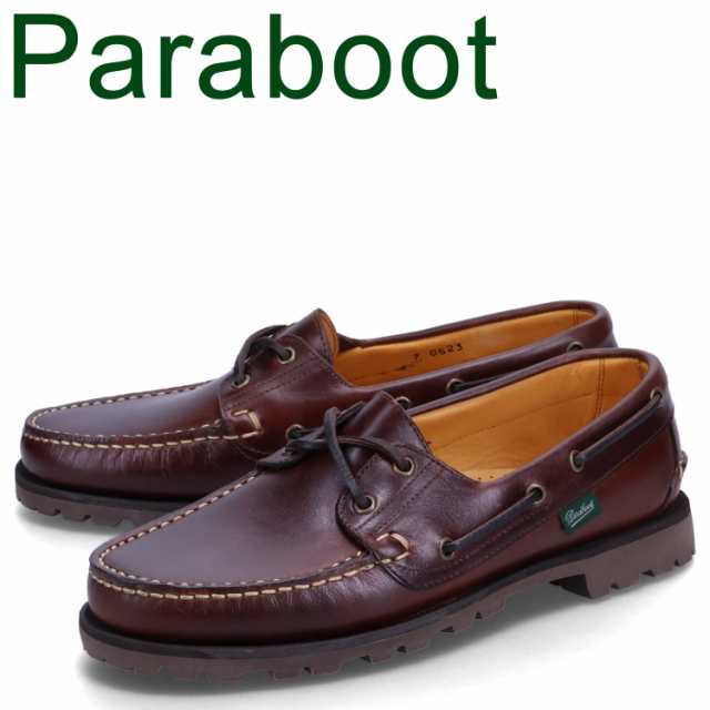 パラブーツ PARABOOT マロ モカシン デッキシューズ メンズ 本革 MALO ...