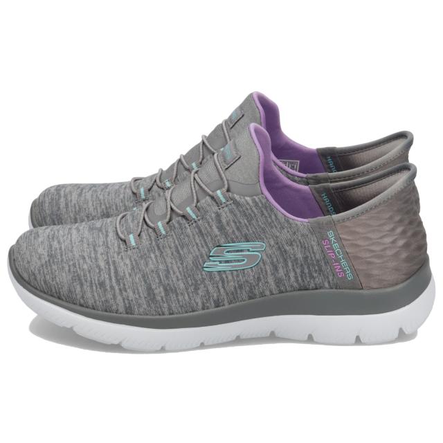 スケッチャーズ SKECHERS スリップインズ ハンズフリー スニーカー スリッポン サミッツ レディース グレー 149937Wの通販は
