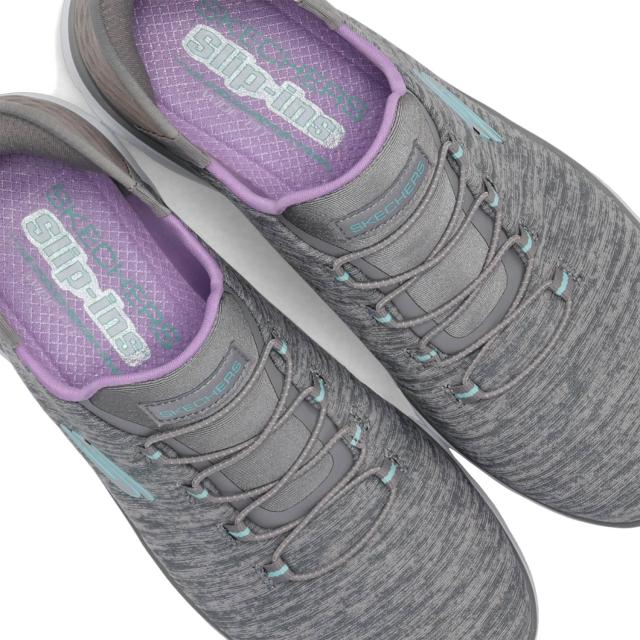 スケッチャーズ SKECHERS スリップインズ ハンズフリー スニーカー スリッポン サミッツ レディース グレー 149937Wの通販は