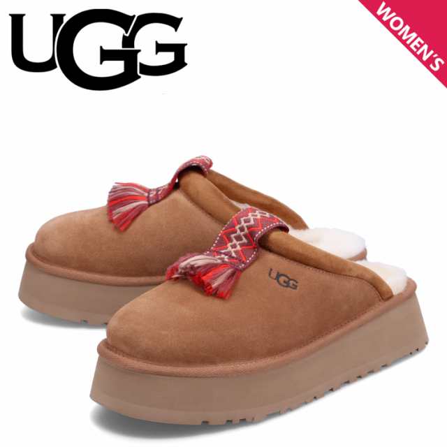 UGG アグ サンダル サボ スリッパ ルームシューズ タズル レディース ムートン チェストナット 1152677