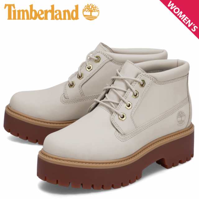 ティンバーランド Timberland ブーツ チャッカ レディース 防水 ウォータープルーフ STONE STREET MID LACE WATERPROOF BOOT A64FR