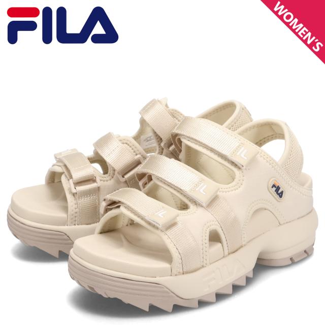 FILA フィラ サンダル スポーツサンダル ディスラプター SD レディース 厚底 DISRUPTOR SD ベージュ USS24036-922の通販は