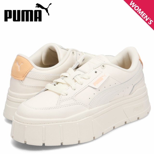 PUMA プーマ スニーカー ウィメンズ メイズ スタック ソフト レディース 厚底 WOMENS MAYZE STACK SOFT WINTER  ホワイト 白