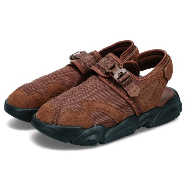 PUMA プーマ サンダル スポーツサンダル TS-01 ニュー マテリアル メンズ レディース TS-01 NEW MATERIAL SANDAL ブラウン 396484-02