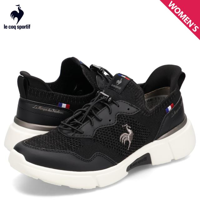 ルコック スポルティフ le coq sportif スニーカー LCS ロワール FK レディース LCS LOIRE FK ブラック 黒 QL3XJC01BK