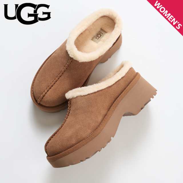 UGG アグ サンダル クロッグ ニュー ハイツ コージー レディース 厚底 NEW HEIGHTS COZY CLOG ブラウン 1162510