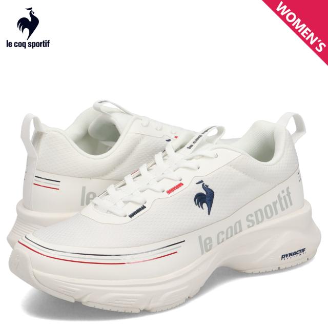 ルコック スポルティフ le coq sportif スニーカー LCS R ボルドー レディース 軽量 LCS R BORDEAUX ホワイト 白 LU4FSN55UZ