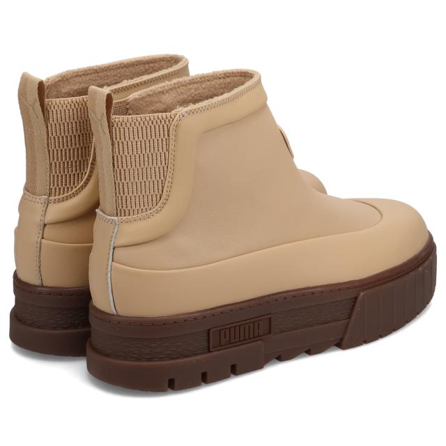PUMA プーマ ブーツ ショートブーツ メイズ ウェリス レザー レディース 厚底 MAYZE WELLIS BOOT LTH WNS ベージュ 398535_2