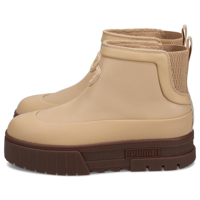 PUMA プーマ ブーツ ショートブーツ メイズ ウェリス レザー レディース 厚底 MAYZE WELLIS BOOT LTH WNS ベージュ 398535_3