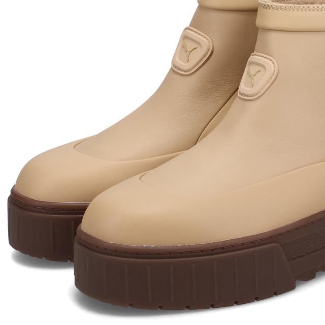 PUMA プーマ ブーツ ショートブーツ メイズ ウェリス レザー レディース 厚底 MAYZE WELLIS BOOT LTH WNS ベージュ 398535_4