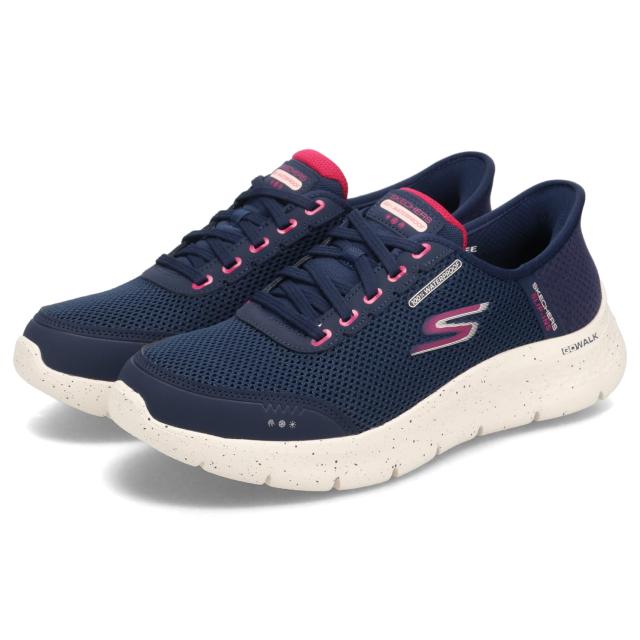 スケッチャーズ SKECHERS スリップインズ ゴーウォーク フレックス クリア クリーク スニーカー レディース 軽量 ネイビー 124846W_1