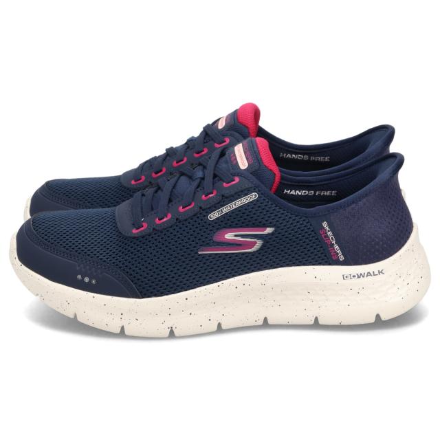 スケッチャーズ SKECHERS スリップインズ ゴーウォーク フレックス クリア クリーク スニーカー レディース 軽量 ネイビー 124846W_3