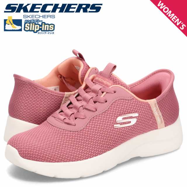 スケッチャーズ SKECHERS スリップインズ ダイナマイト 2.0 スニーカー レディース ピンク 150480