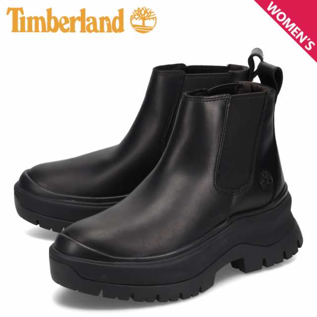 ティンバーランド Timberland ブーツ サイドゴアブーツ チェルシー ロキシー レーン レディース ブラック 黒 A28XM-W02