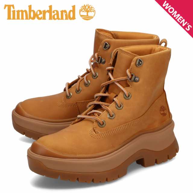 ティンバーランド Timberland ブーツ ロキシー レーン ミッド レディース ROXIE LANE MID LACE UP BOOT ベージュ A295J-EN1