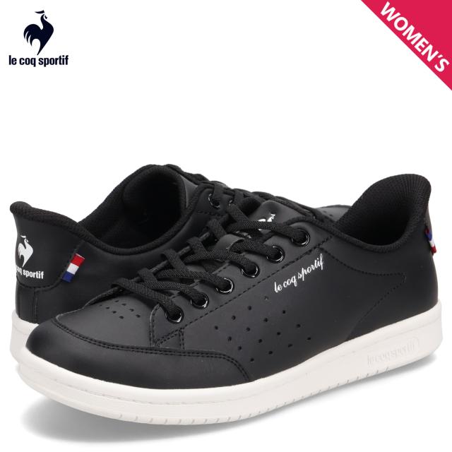 ルコック スポルティフ le coq sportif スニーカー ラ ローラン SI レディース 2Eワイズ LA ROLAND SI ブラック 黒 QL3XJC06BW