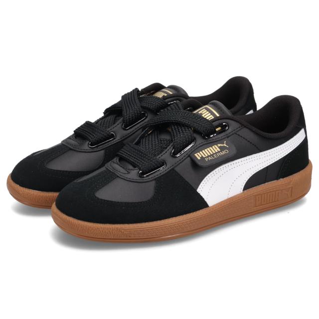 PUMA プーマ スニーカー パレルモ ワイド レース SD レディース PALERMO WIDE LACE SD ブラック 黒 402109-02_1