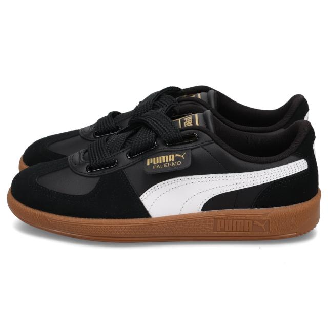 PUMA プーマ スニーカー パレルモ ワイド レース SD レディース PALERMO WIDE LACE SD ブラック 黒 402109-02_3