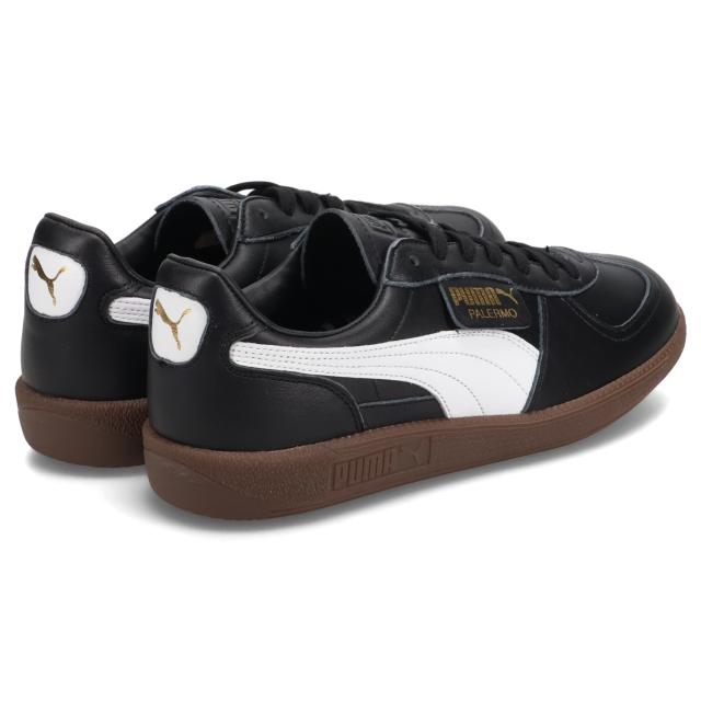 PUMA プーマ パレルモ レザー MIJ スニーカー メンズ レディース PALERMO LTH MIJ ブラック 黒 402384-01_2