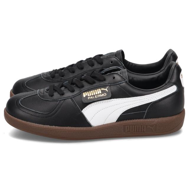 PUMA プーマ パレルモ レザー MIJ スニーカー メンズ レディース PALERMO LTH MIJ ブラック 黒 402384-01_3