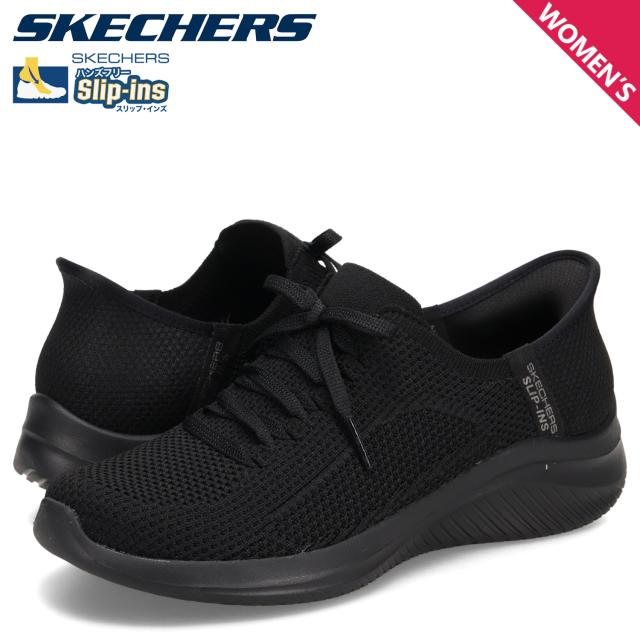 スケッチャーズ SKECHERS スリップインズ ウルトラ フレックス 3.0 スニーカー レディース SLIP-INS ULTRA FLEX 3.0 150457-BBK