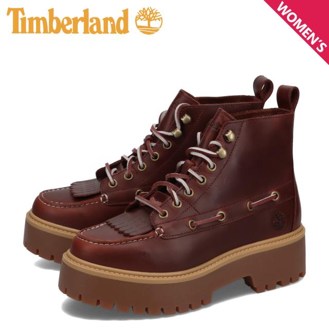 ティンバーランド Timberland ブーツ ストーンストリート ミッド レディース 厚底 STONE STREET MID バーガンディー A27YZ-EIW