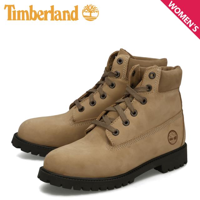 ティンバーランド Timberland ブーツ プレミアム 6インチ ウォータープルーフ レディース 防水 ベージュ A6BET-EN3