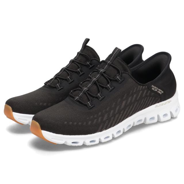 スケッチャーズ SKECHERS スリップインズ グライドステップ トランクウィリティ スニーカー レディース ブラック 黒 104574_1