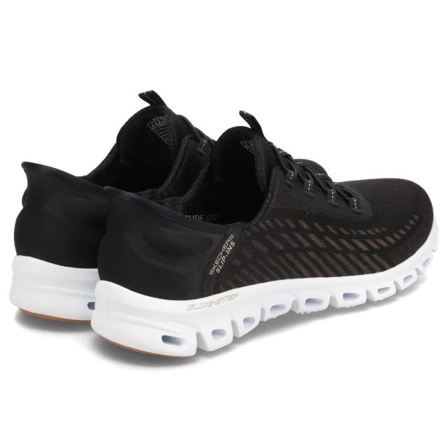 スケッチャーズ SKECHERS スリップインズ グライドステップ トランクウィリティ スニーカー レディース ブラック 黒 104574_2